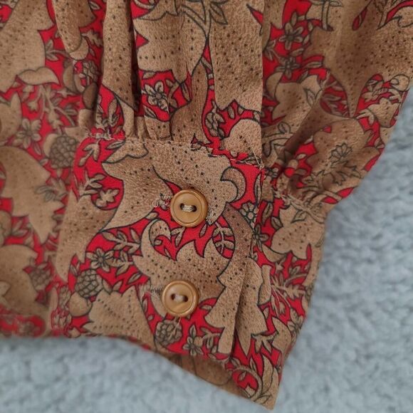 Vintage Pendleton High Neck Blouse MED - Picture 7 of 9
